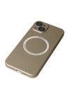 BFS  iPhone 13 Kılıf Jack Magneticsafe Lens Silikon - Gold