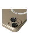 BFS  iPhone 13 Kılıf Jack Magneticsafe Lens Silikon - Gold