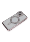 BFS  iPhone 13 Kılıf Joke Simli Magneticsafe Kılıf - Pembe