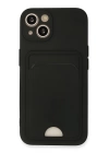 BFS  iPhone 13 Kılıf Kelvin Kartvizitli Silikon - Siyah