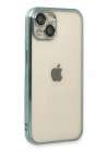 BFS  iPhone 13 Kılıf  Lensli Silikon - Yeşil