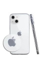BFS  iPhone 13 Kılıf Lüx Şeffaf Silikon