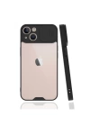 BFS  iPhone 13 Kılıf Platin Kamera Koruma Silikon - Siyah