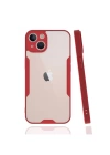 BFS  iPhone 13 Kılıf Platin Silikon - Kırmızı