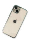 BFS  iPhone 13 Kılıf Razer Lensli Silikon - Yeşil
