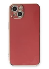 BFS  iPhone 13 Kılıf Volet Silikon - Kırmızı