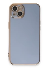 BFS  iPhone 13 Kılıf Volet Silikon - Mavi
