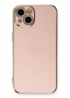 BFS  iPhone 13 Kılıf Volet Silikon - Pembe