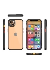 BFS  iPhone 13 Mini Kılıf Miami Şeffaf Silikon - Siyah