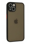 BFS iPhone 13 Mini Kılıf Montreal Silikon Kapak - Siyah