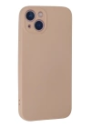 BFS  iPhone 13 Mini Kılıf Nano içi Kadife Silikon - Pudra