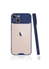 BFS  iPhone 13 Mini Kılıf Platin Kamera Koruma Silikon - Lacivert