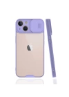 BFS  iPhone 13 Mini Kılıf Platin Kamera Koruma Silikon - Lila