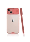 BFS  iPhone 13 Mini Kılıf Platin Kamera Koruma Silikon - Pembe