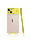 BFS  iPhone 13 Mini Kılıf Platin Kamera Koruma Silikon - Sarı