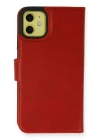 BFS  iPhone 13 Mini Kılıf Trend S Plus Kapaklı Kılıf - Kırmızı