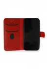 BFS iPhone 13 Mini Kılıf Trend S Plus Kapaklı Kılıf - Kırmızı