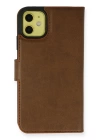 BFS  iPhone 13 Mini Kılıf Trend S Plus Kapaklı Kılıf - Taba