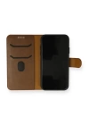 BFS  iPhone 13 Mini Kılıf Trend S Plus Kapaklı Kılıf - Taba