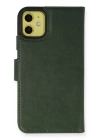 BFS  iPhone 13 Mini Kılıf Trend S Plus Kapaklı Kılıf - Yeşil