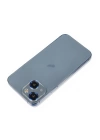 BFS  iPhone 13 Mini Metal Kamera Lens Koruma Cam - Mavi