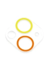 BFS  iPhone 13 Mini Renkli Kamera Lens Koruma Cam - Sarı-Turuncu
