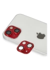 BFS  iPhone 13 Pers Alüminyum Kamera Lens - Kırmızı