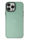 BFS  iPhone 13 Pro Kılıf Anka PC Sert Metal Kapak - Yeşil