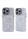BFS iPhone 13 Pro Kılıf Apollo Magneticsafe Desenli Kapak - Apollo Şeffaf - 4
