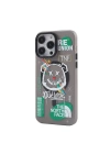 BFS  iPhone 13 Pro Kılıf Apollo Magneticsafe Desenli Kapak - Apollo Siyah - 2