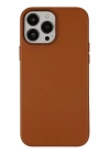 BFS  iPhone 13 Pro Kılıf Asya Deri Silikon - Kahverengi
