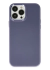 BFS  iPhone 13 Pro Kılıf Asya Deri Silikon - Mor