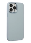 BFS  iPhone 13 Pro Kılıf Asya Deri Silikon - Sierra Blue