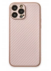 BFS  iPhone 13 Pro Kılıf Coco Karbon Silikon - Pembe