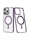 BFS  iPhone 13 Pro Kılıf Element Magneticsafe Sert Kapak - Derin Mor