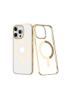 BFS  iPhone 13 Pro Kılıf Element Magneticsafe Sert Kapak - Gold