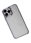 BFS  iPhone 13 Pro Kılıf Element Silikon - Mor