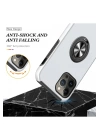 BFS  iPhone 13 Pro Kılıf Elit Yüzüklü Kapak - Gümüş