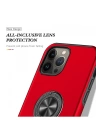 BFS  iPhone 13 Pro Kılıf Elit Yüzüklü Kapak - Kırmızı