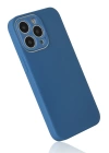 BFS  iPhone 13 Pro Kılıf Glass Kapak - Mavi