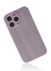 BFS  iPhone 13 Pro Kılıf Glass Kapak - Mor