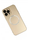 BFS  iPhone 13 Pro Kılıf Jack Magneticsafe Lens Silikon - Gold