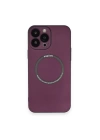 BFS  iPhone 13 Pro Kılıf Jack Magneticsafe Lens Silikon - Mürdüm