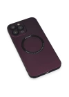 BFS  iPhone 13 Pro Kılıf Jack Magneticsafe Lens Silikon - Mürdüm