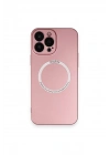 BFS  iPhone 13 Pro Kılıf Jack Magneticsafe Lens Silikon - Rose Gold