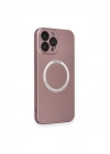 BFS  iPhone 13 Pro Kılıf Jack Magneticsafe Lens Silikon - Rose Gold