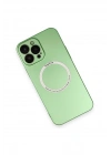 BFS  iPhone 13 Pro Kılıf Jack Magneticsafe Lens Silikon - Yeşil
