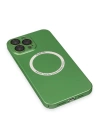 BFS  iPhone 13 Pro Kılıf Jack Magneticsafe Lens Silikon - Yeşil