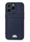 BFS  iPhone 13 Pro Kılıf Kelvin Kartvizitli Silikon - Lacivert