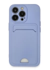 BFS  iPhone 13 Pro Kılıf Kelvin Kartvizitli Silikon - Lila